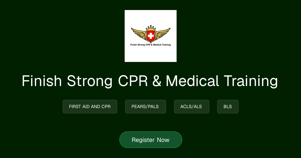 Finish Strong CPR & Medical Training | Hovn