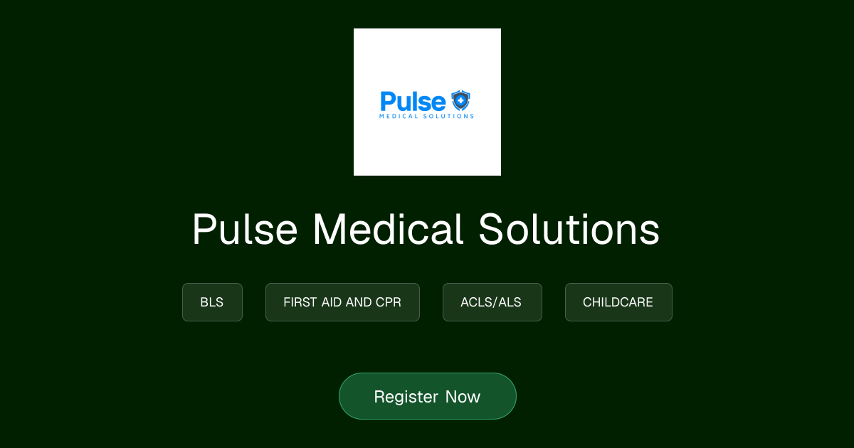 Courses | Pulse Medical Solutions